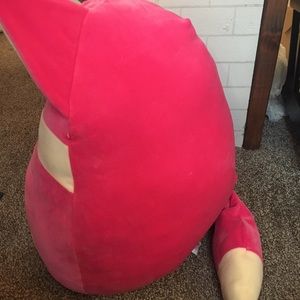 16in hot pink fox squishmallow.